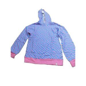 Nordstrom T&B Size 14/16 Check Girls Long Sleeve Hoodie Jacket Top NWT $42